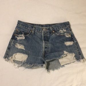 Vintage Levi’s 501 Denim Shorts - Waist 30